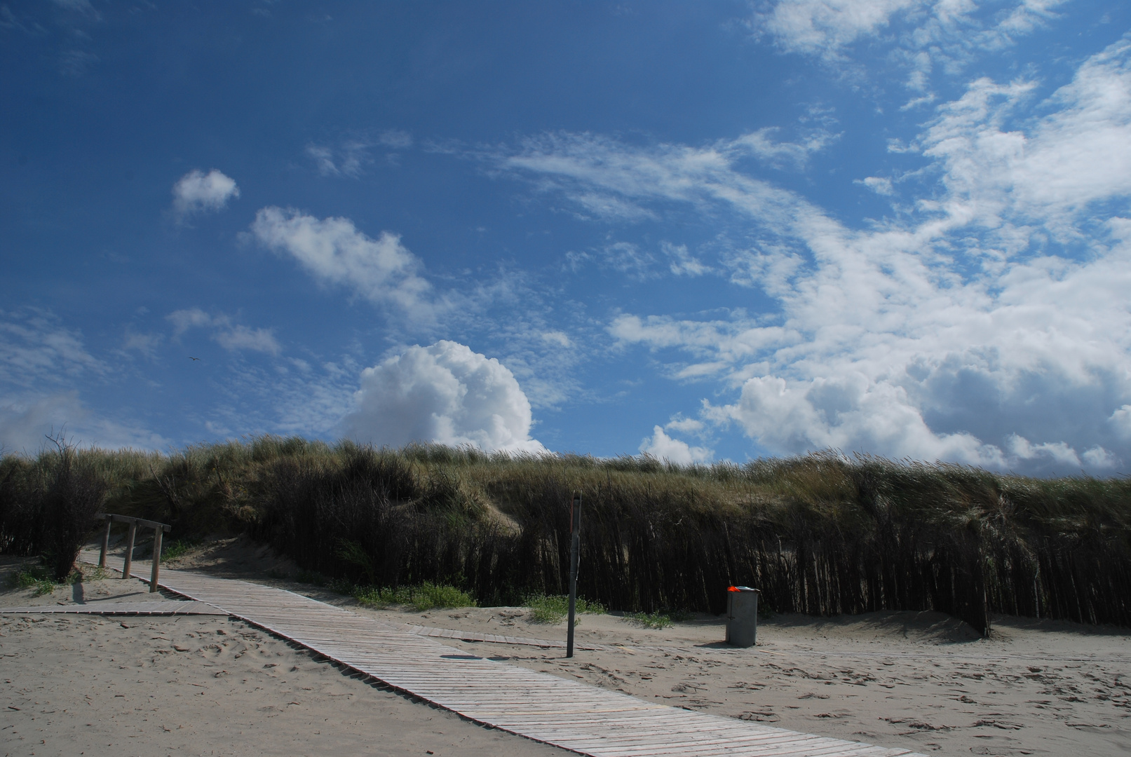 Toller Himmel am Strand von Langeoog