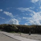 Toller Himmel am Strand von Langeoog