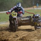 Tollkühne Männer beim Moto-Cross