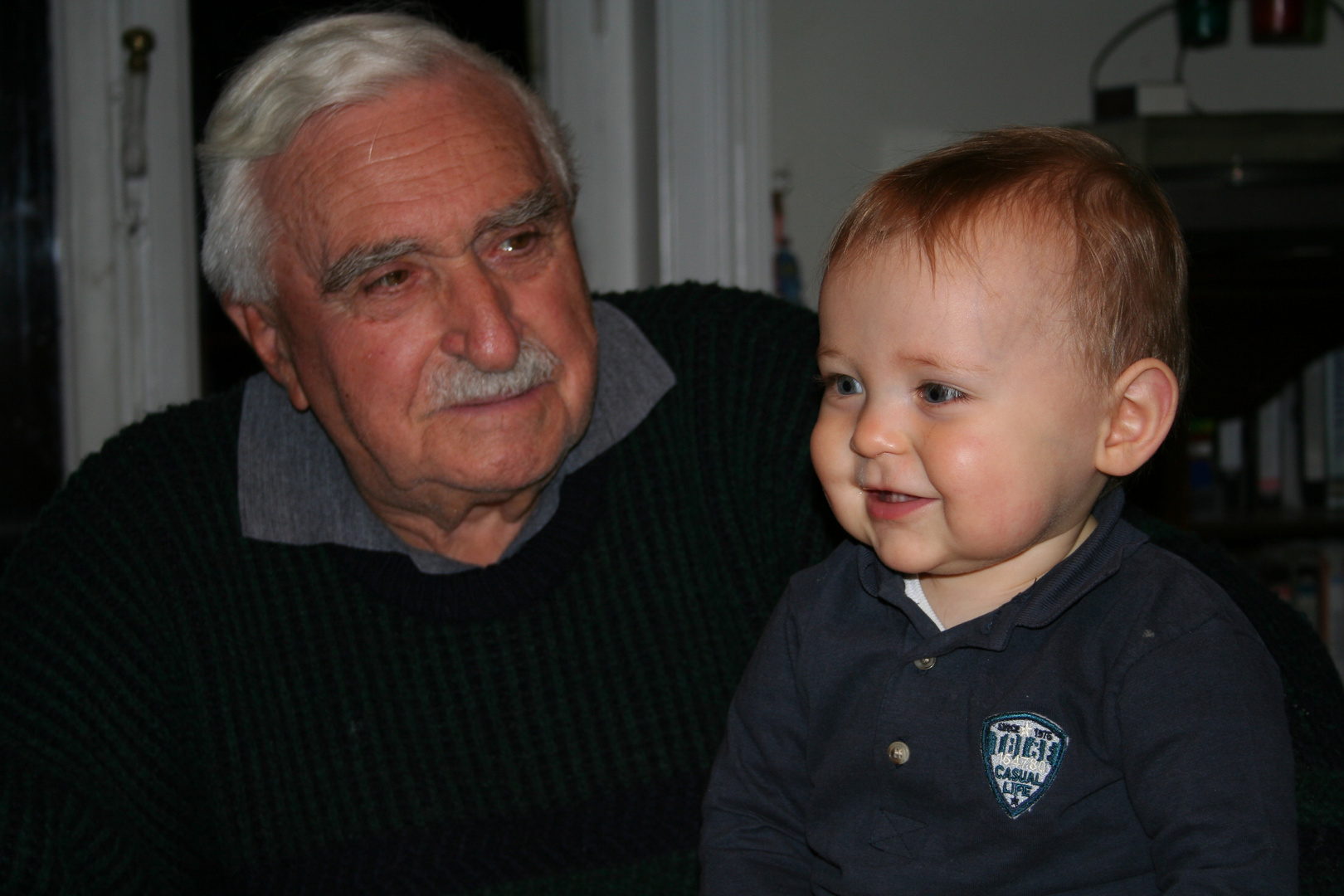 Tom and his great-grand father