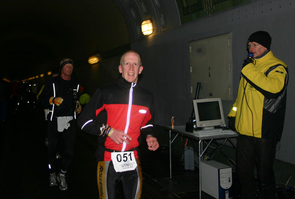 Tom beim Elbtunnelmarathon