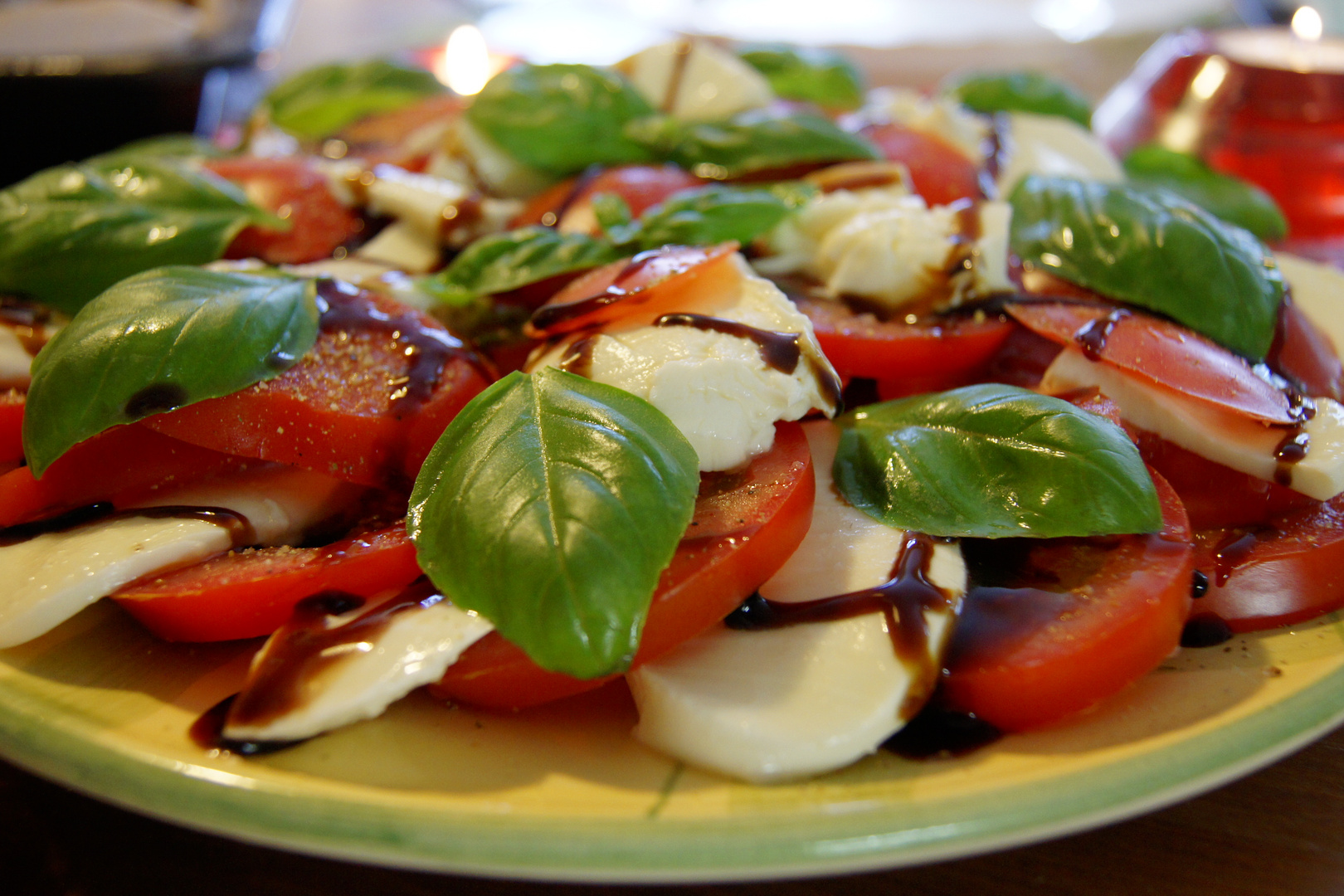 Tomate mit Mozzarella