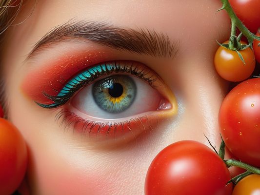 Tomaten auf den Augen