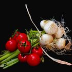 Tomaten mit Zwiebeln