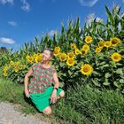 Tomaten + Sonnenblumen :-) 