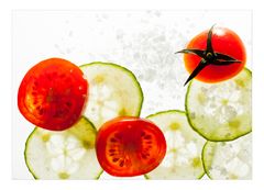 Tomaten und Gurken