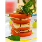 Tomato Halloumi Pyramide