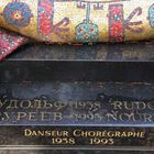 Tombe de Rudolf Noureev (détail)