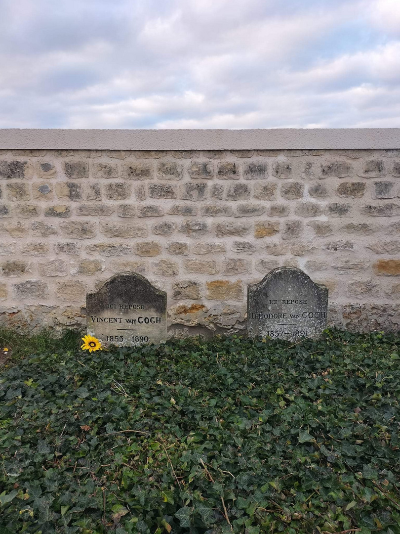 Tombe de Van Gogh et de son frère Theodore, Auvers-sur-Oise, France 