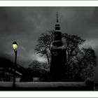 Tombée de nuit à La Chapelle d'Abondance