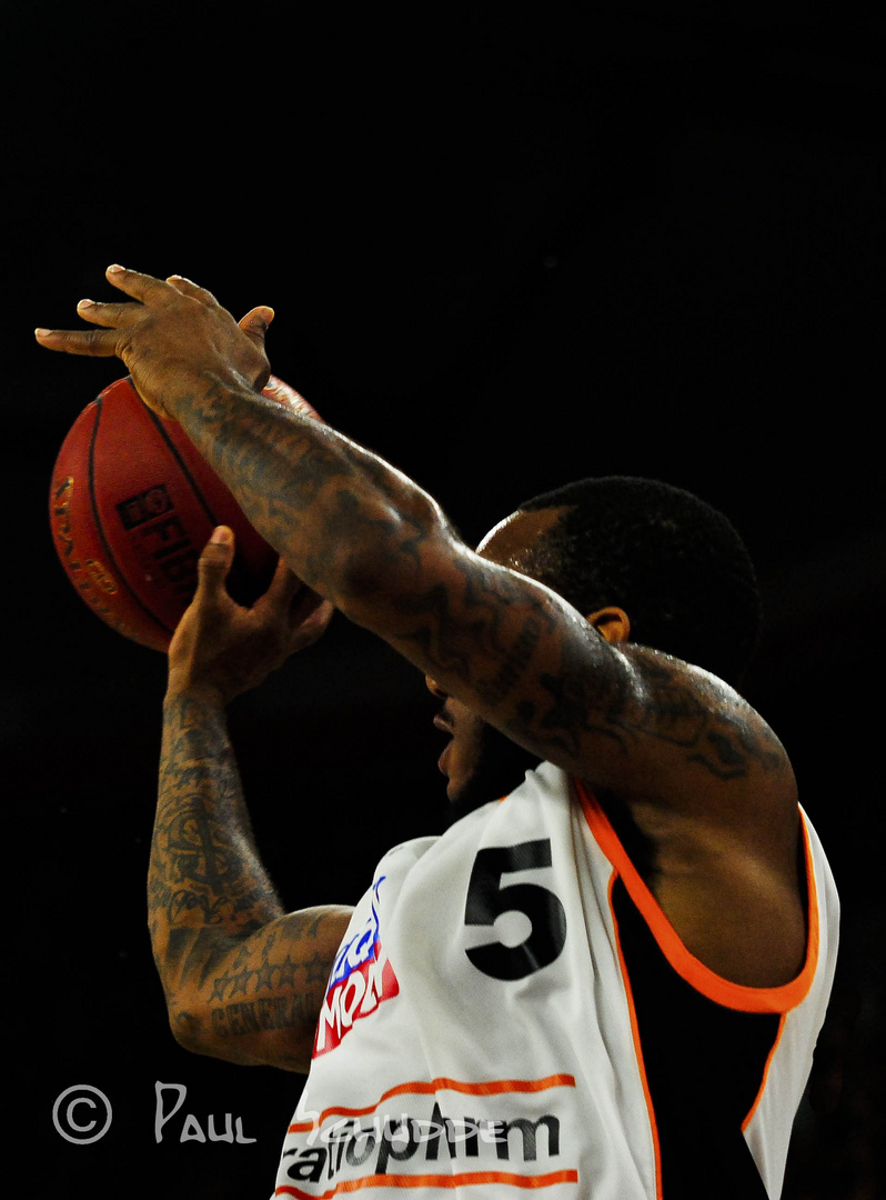 Tommy Mason Griffin (USA) by ratiopharm Ulm gg. New Yorker Phantoms Braunschweig