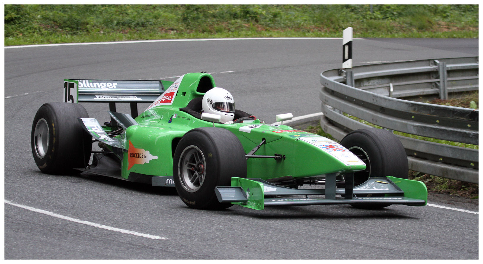 Tommy Rollinger mit seinem Lola F3000