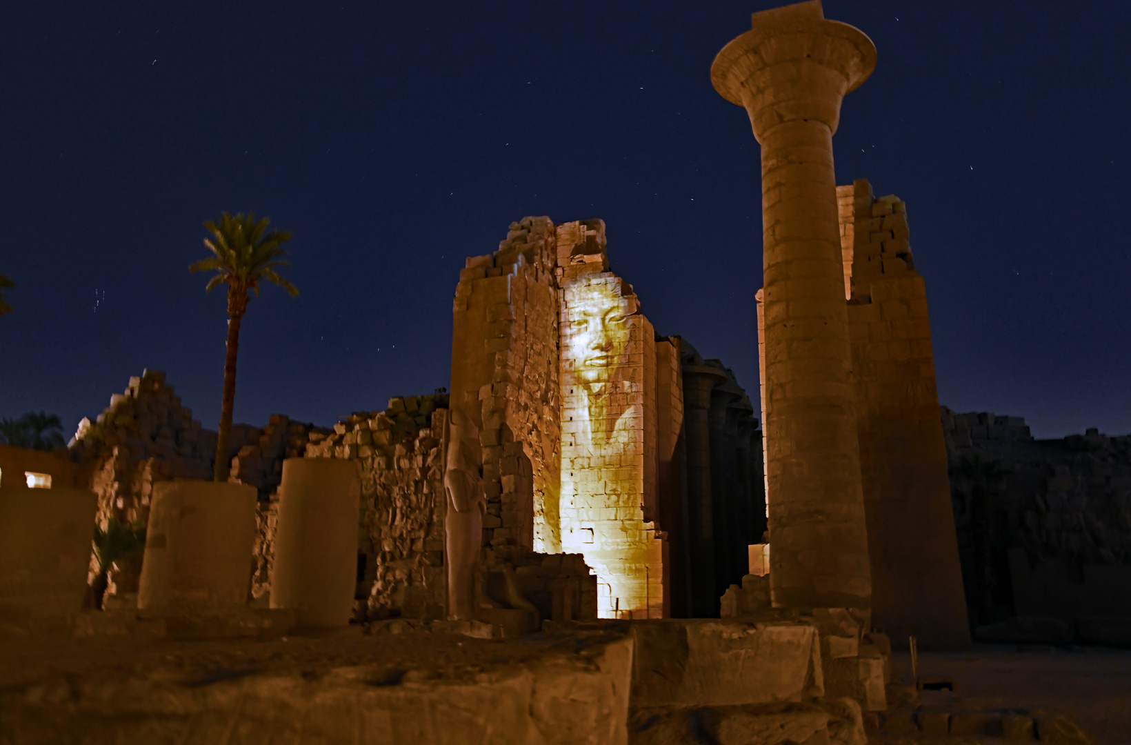 Ton und Lightshow im Karnaktempel