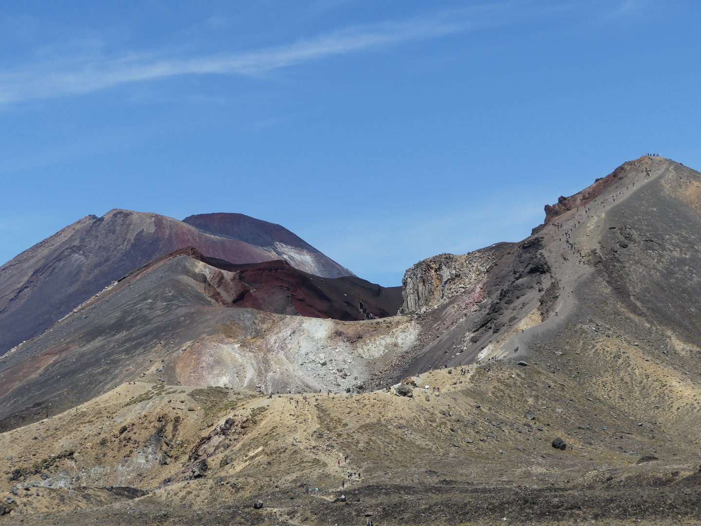 Tongariro - Abgang vom Red Crater