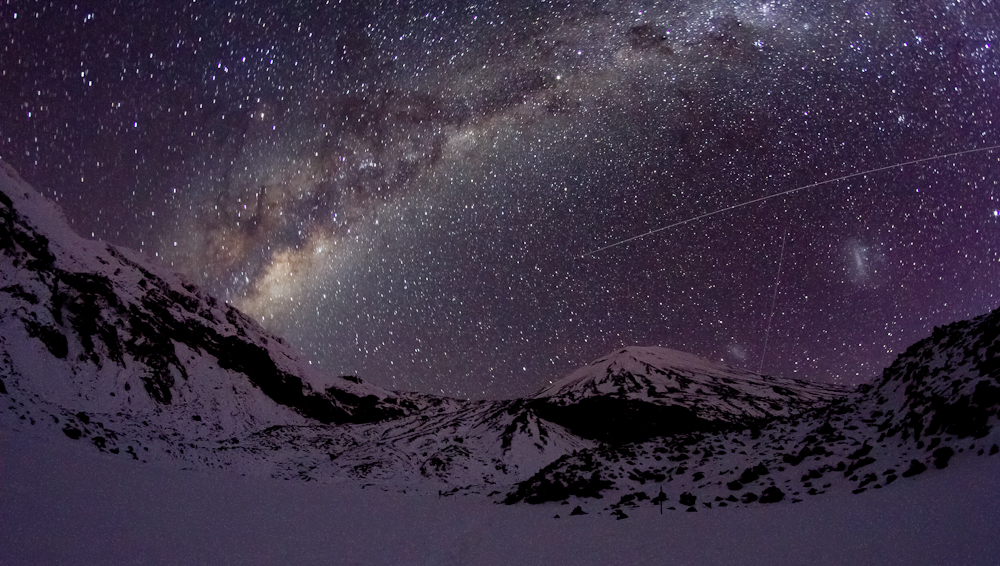 Tongariro National Park by night