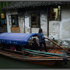 Tongli, cannotage au crépuscule