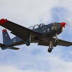 Toni Eichhorn beim Anflug auf den Siegerlandflughafen am 20.03.2021