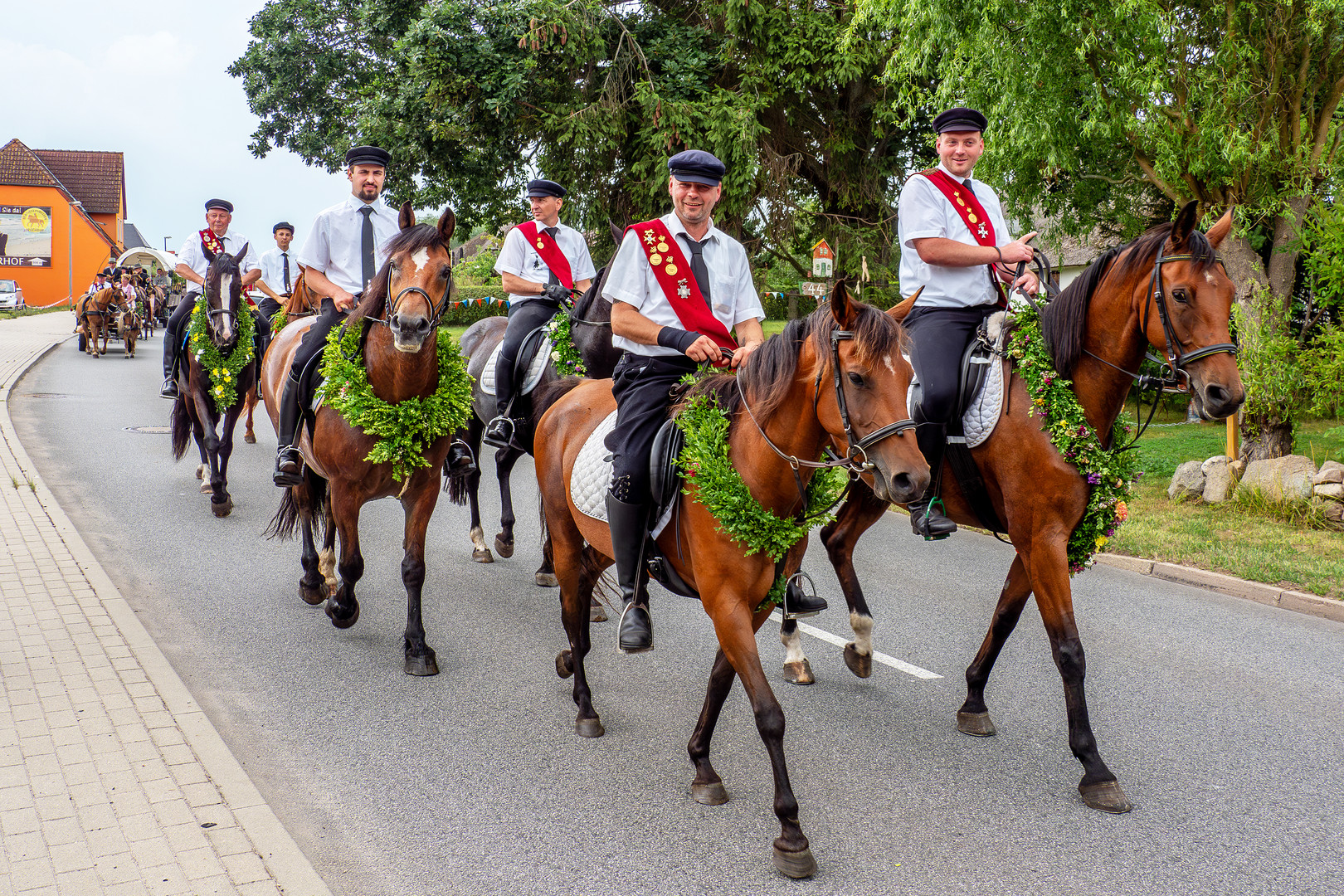 Tonnenabschlagen in Klockenhagen