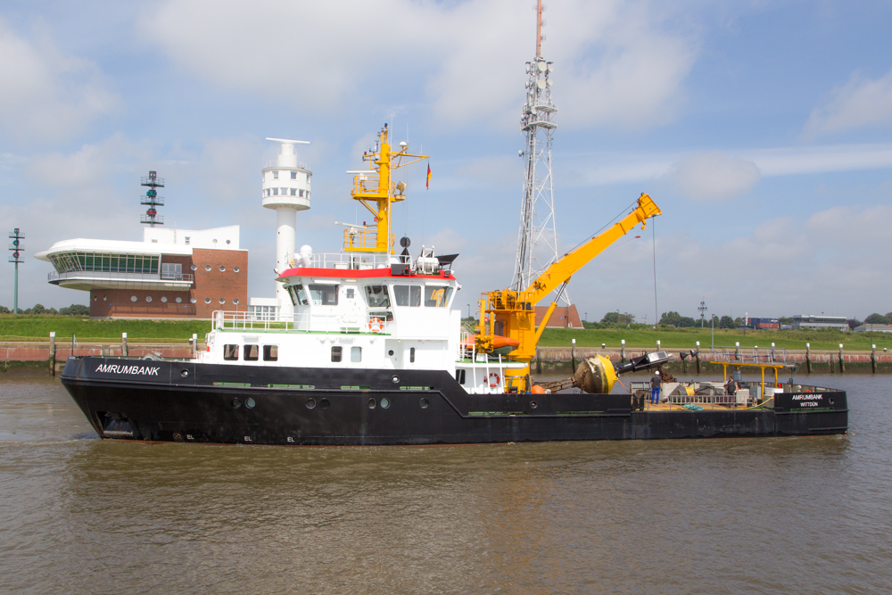 Tonnenleger Amrumbank Bilder von Kollmann