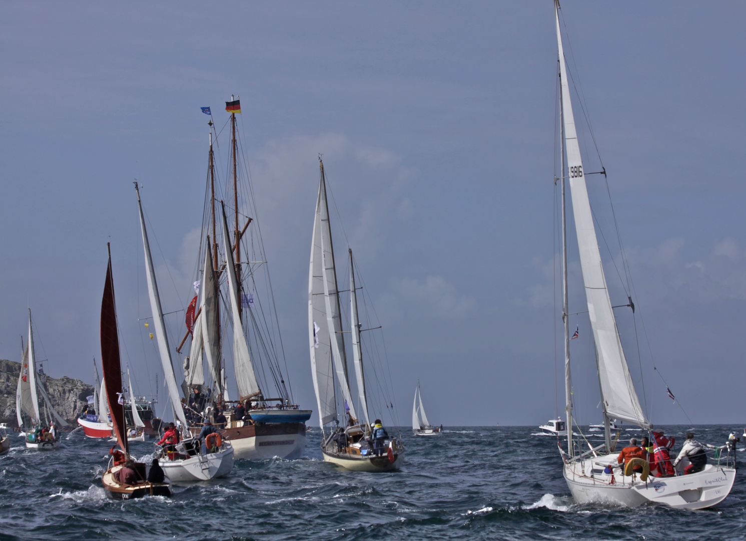 Tonnerre de Brest..Sortie en pleine mer..!!!