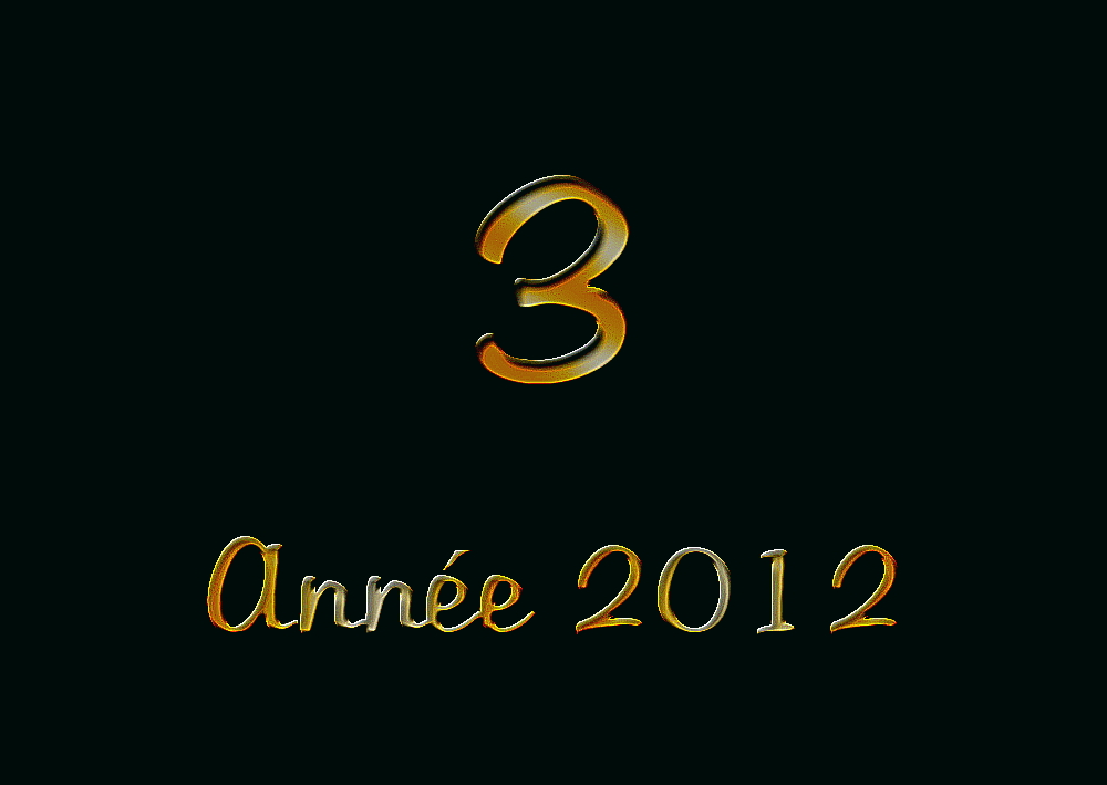 Top 3 année 2012