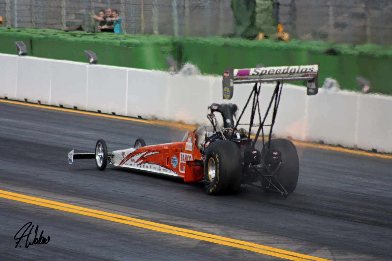 Top Fuel Race Action