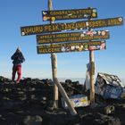 Top of Africa - 5895 m - Mount Kibo (Kilimanjaro)