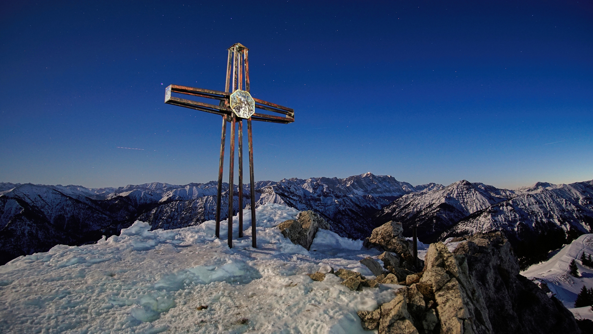 Top of Bavarian at Fullmoon Night