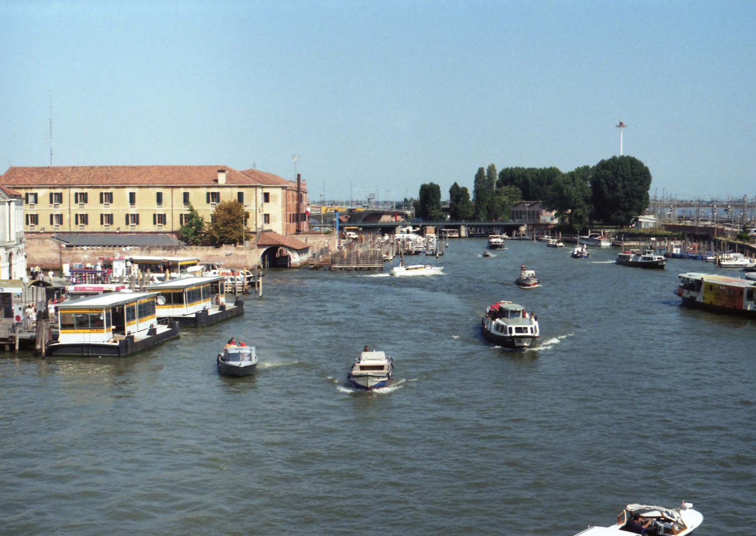 Top of the Grand Canal. Venice.