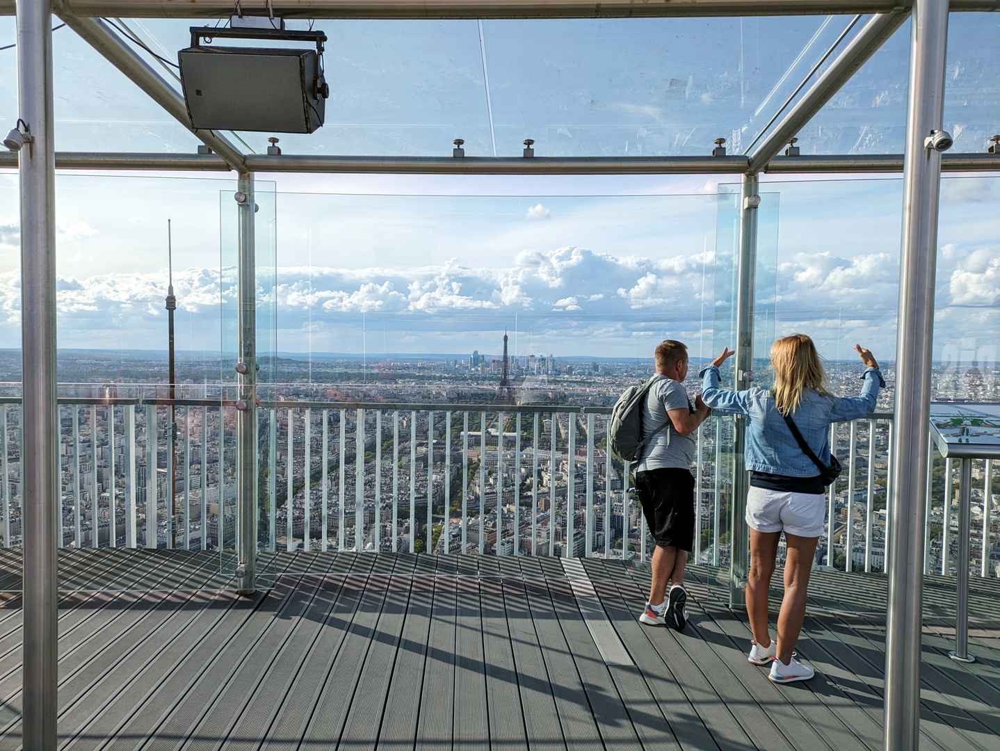 Top of the Montparnasse tower, recently taken