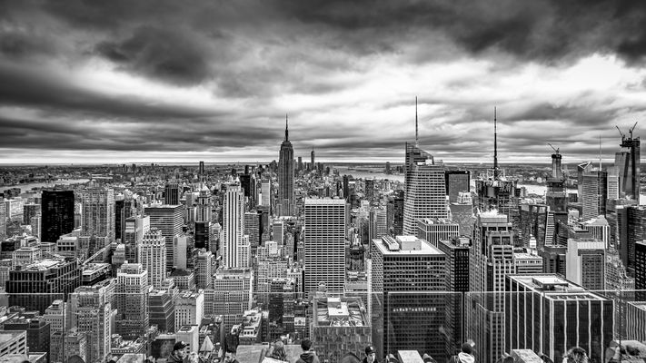 Top of the Rock - Blick über Manhatten