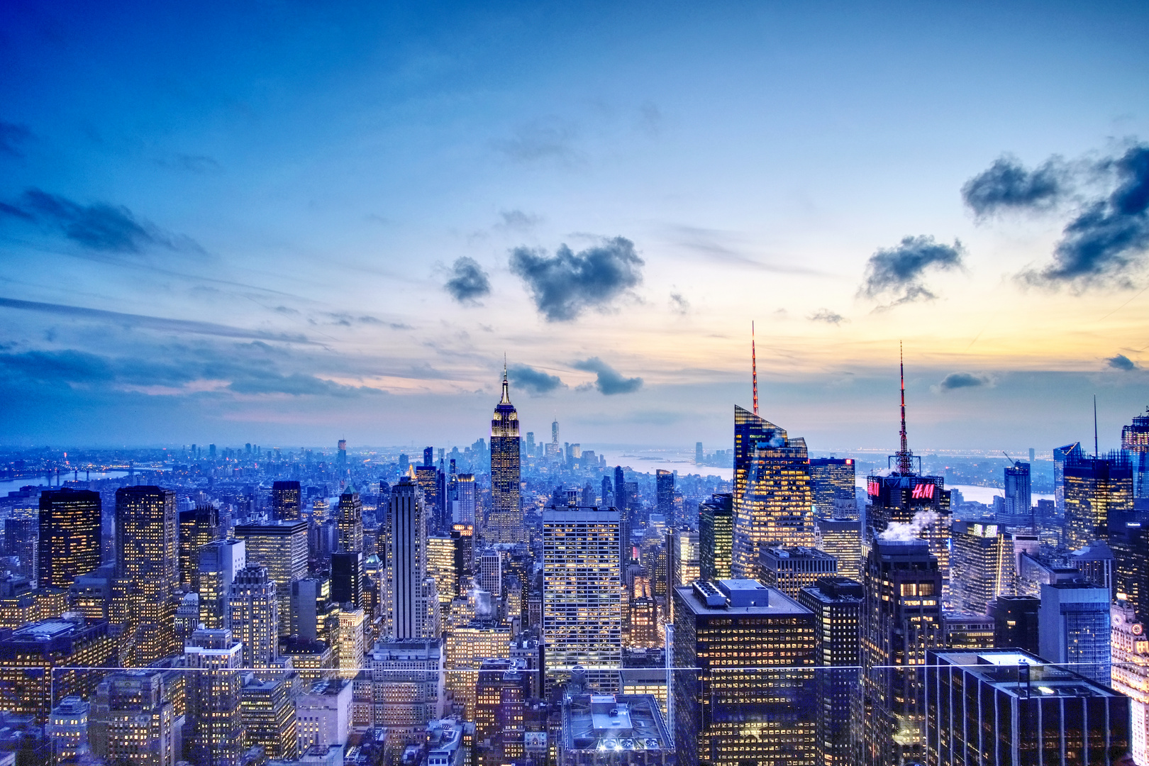 Top of the Rock blue hour