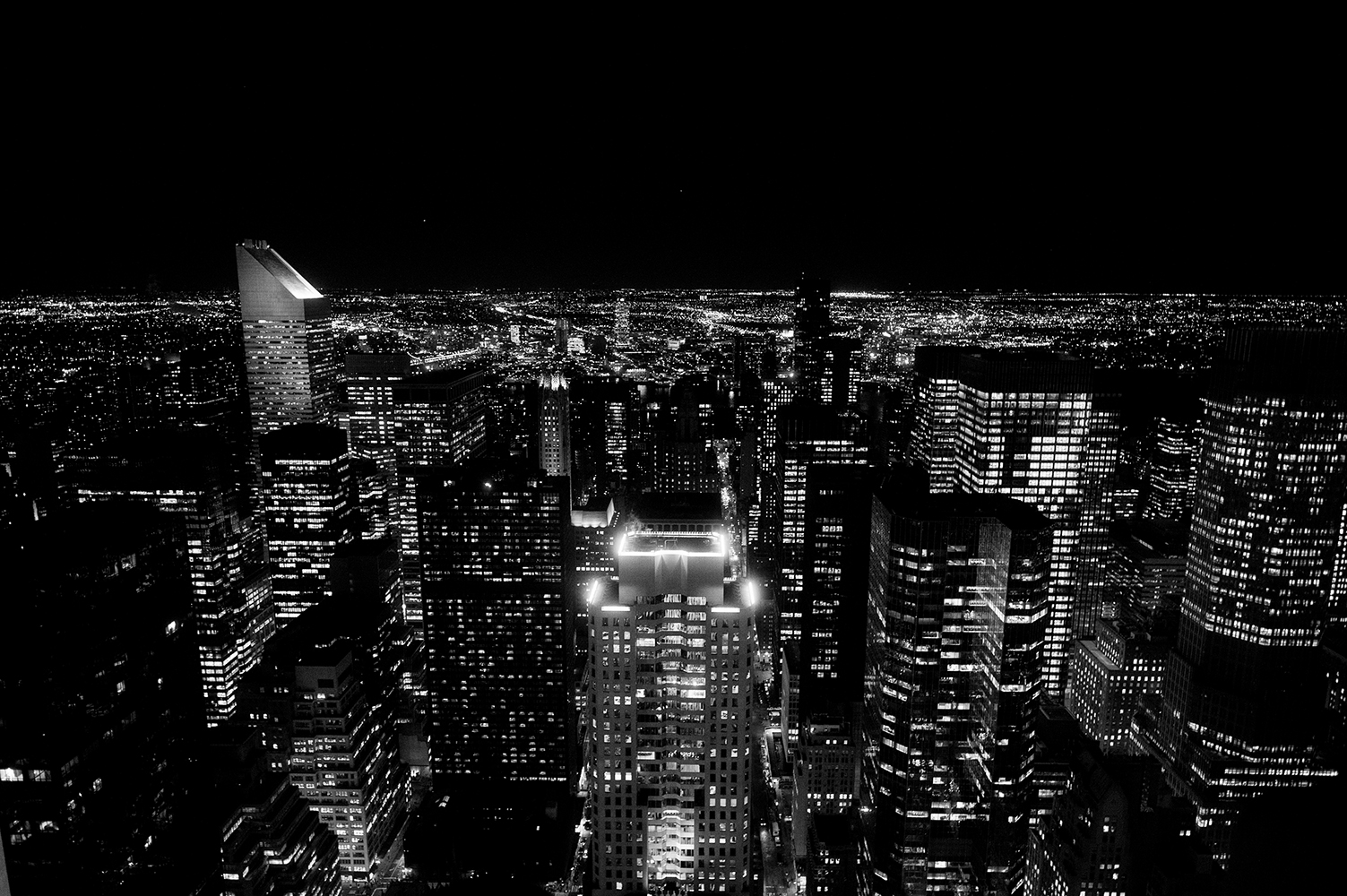 Top of the Rock @ night