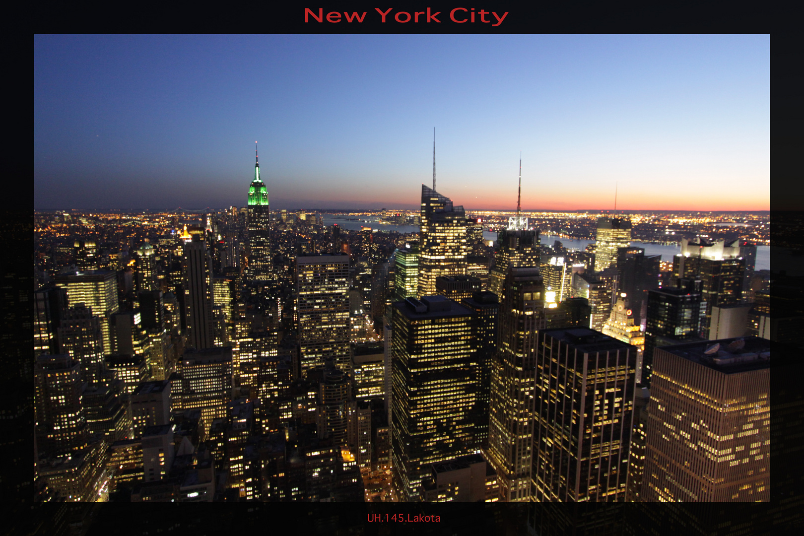 Top of the Rock @ night