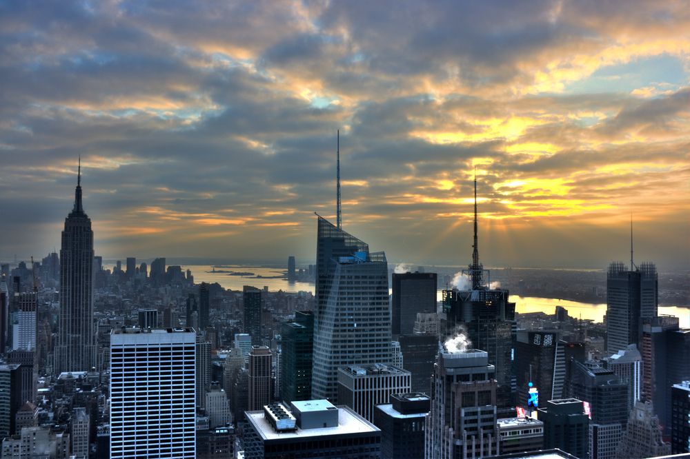 Top of the Rock (Rockerfeller Center) in HDR