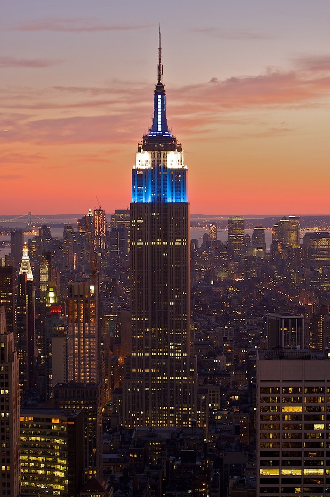 "Top of the rock" - Sonnenuntergang Empire State