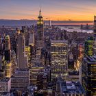 Top of the Rocks Blick auf Downtown Manhattan