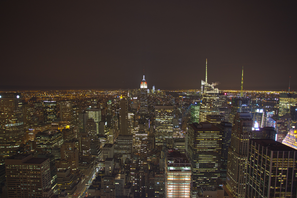 Top of the Rocks - New York City - HDR