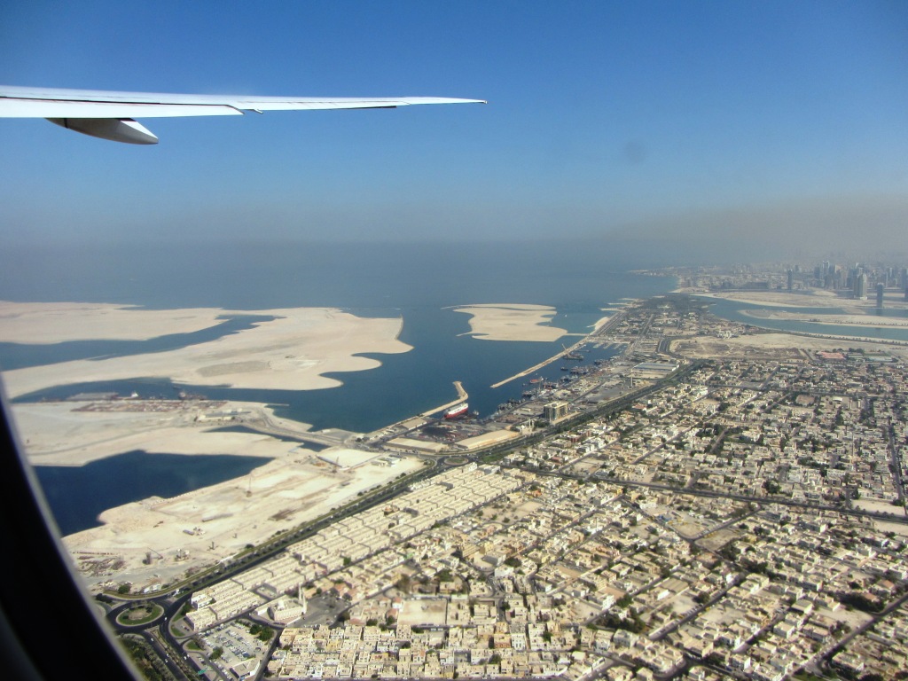 Top view on Dubai...
