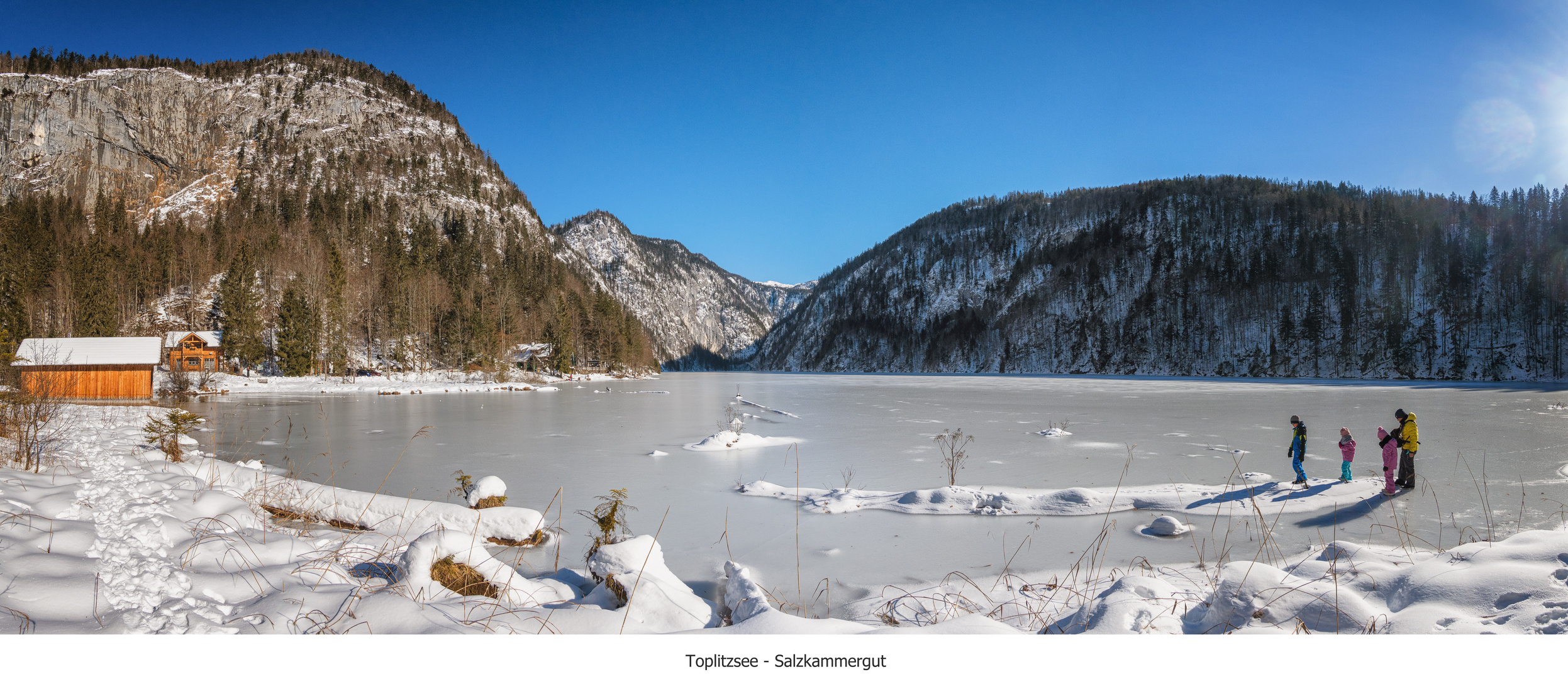 Toplitzsee - das Eis hält