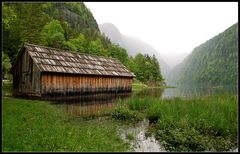 Toplitzsee mit Bootshaus