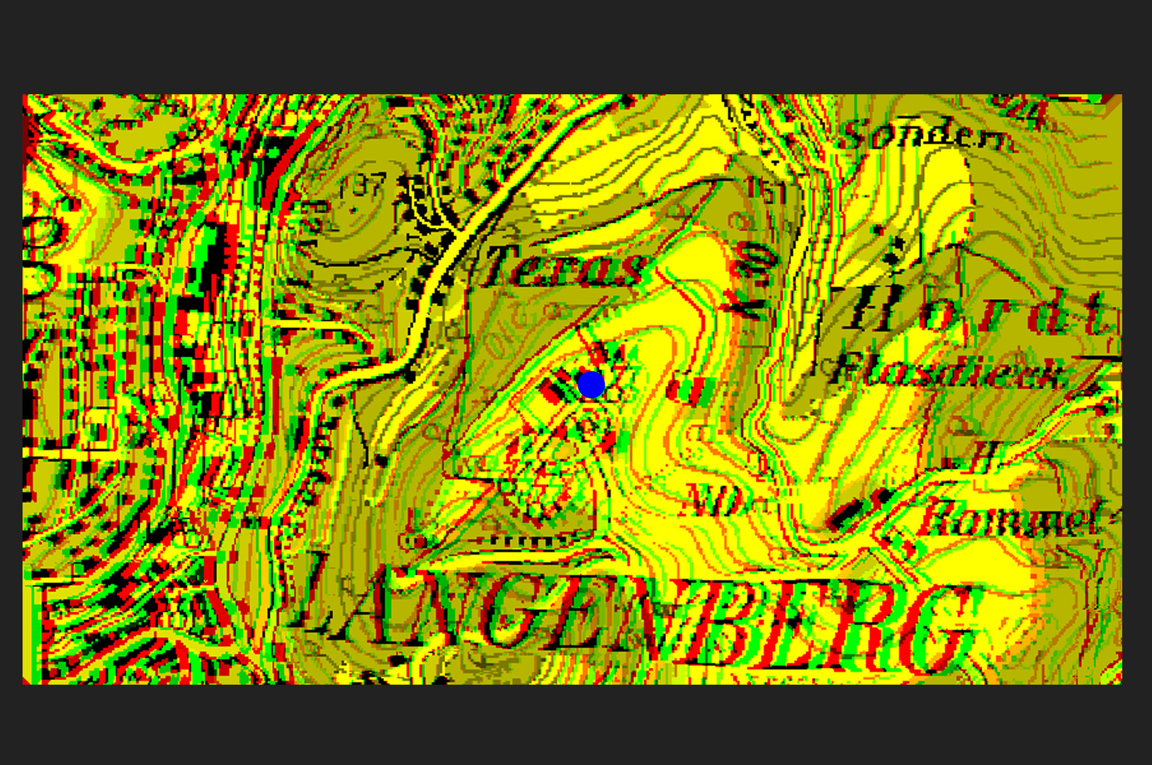 Topografische Karte in 3D #1