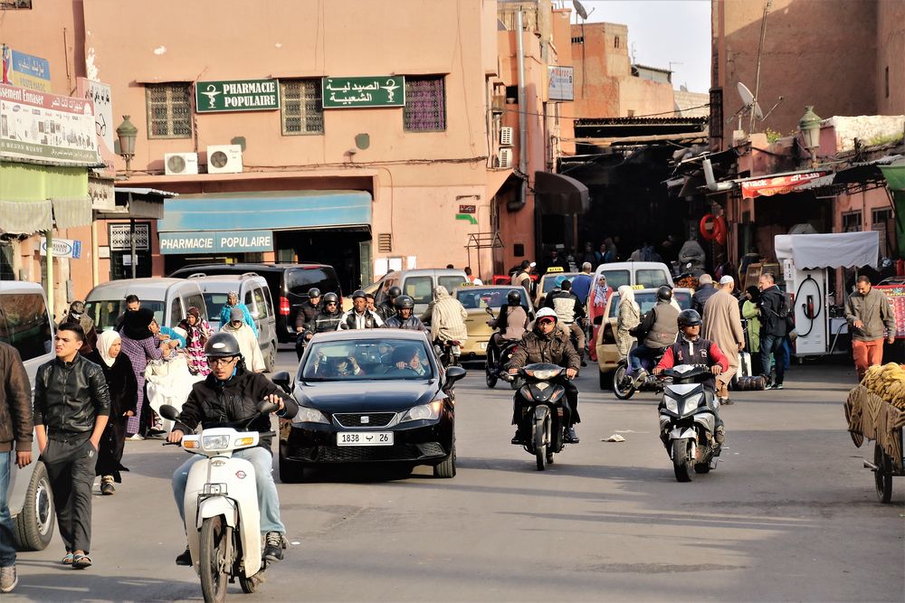 Tor Altstadt Marrakesch street M-39 +8Fotos