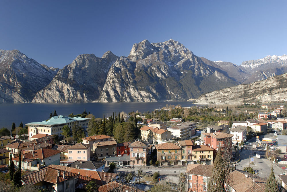 Torbole - Blick auf die Bucht von Riva