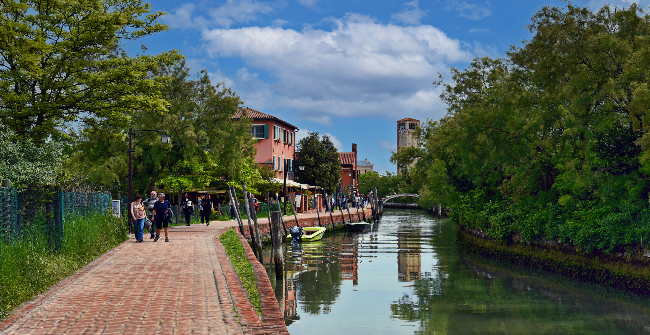 TORCELLO - Spaziergang am Kanal lang -