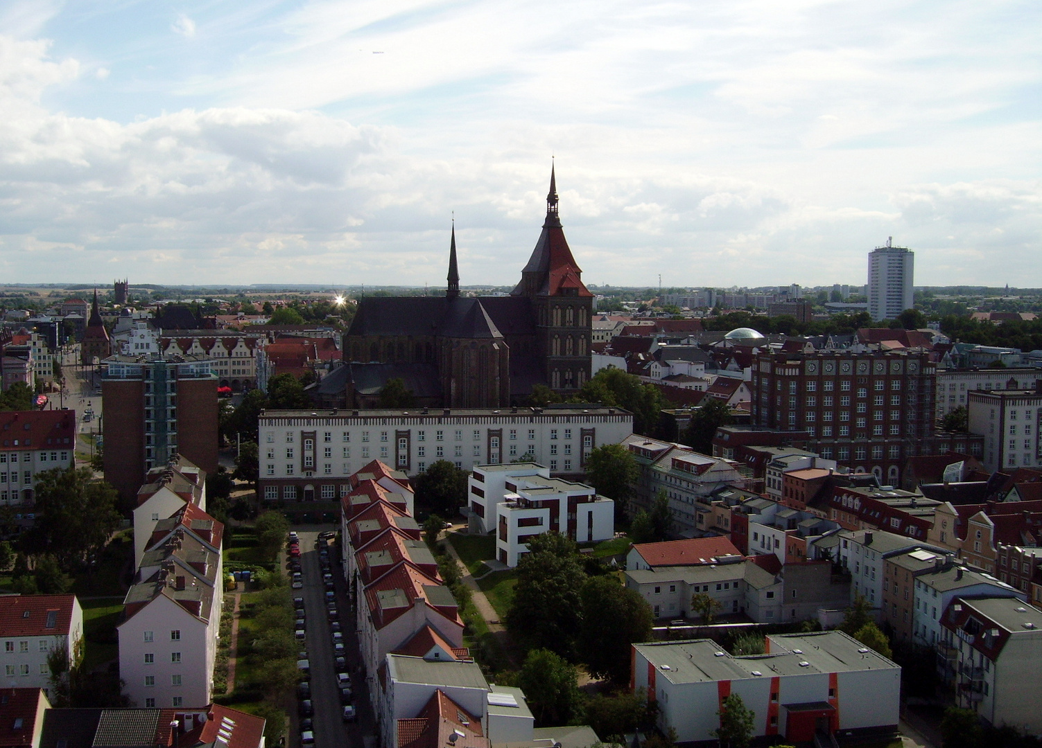 Tore und kirche von oben