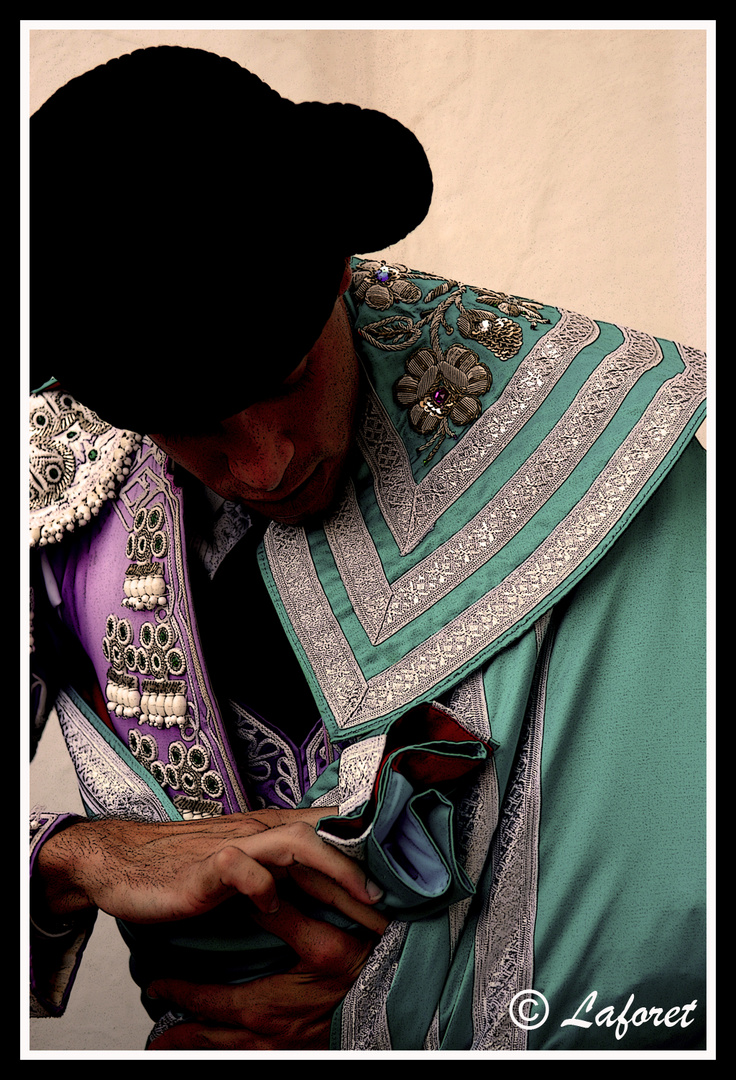 Torero en capilla