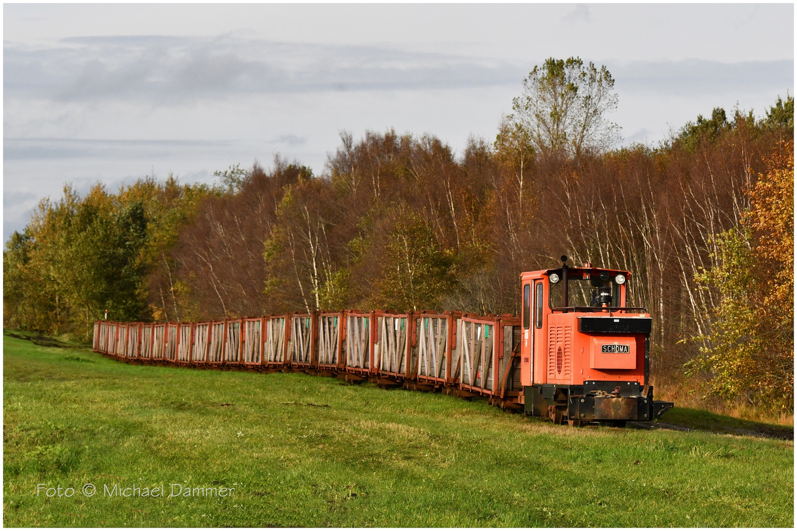 Torfbahn im Herbst 