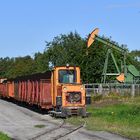 Torfbahn mit Pferdekopfpumpe 