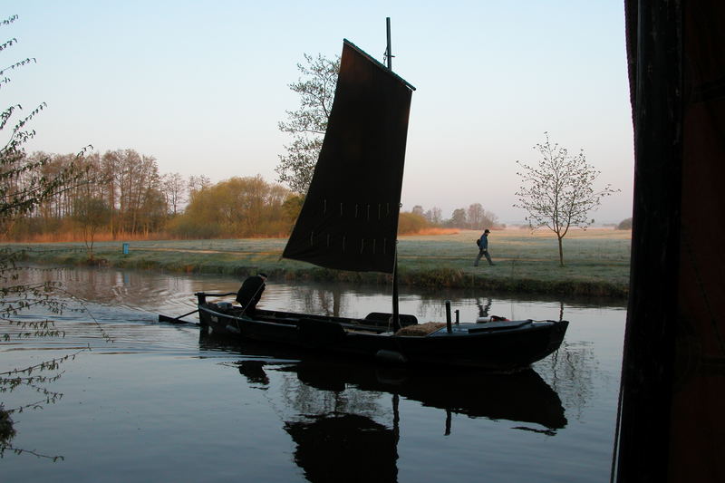 Torfkahn auf der Hamme (Teufelsmoor)